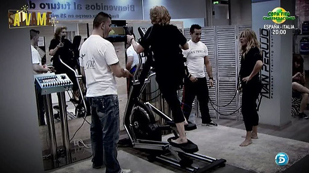 Ejercicio, algunos retoques, peluquería y vestuario