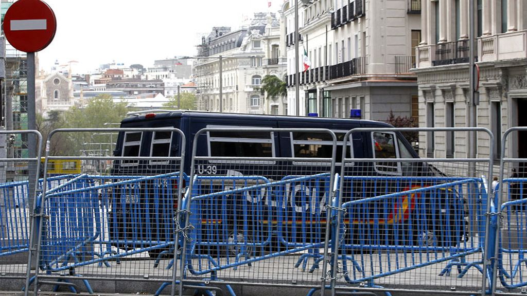 El Congreso, blindado