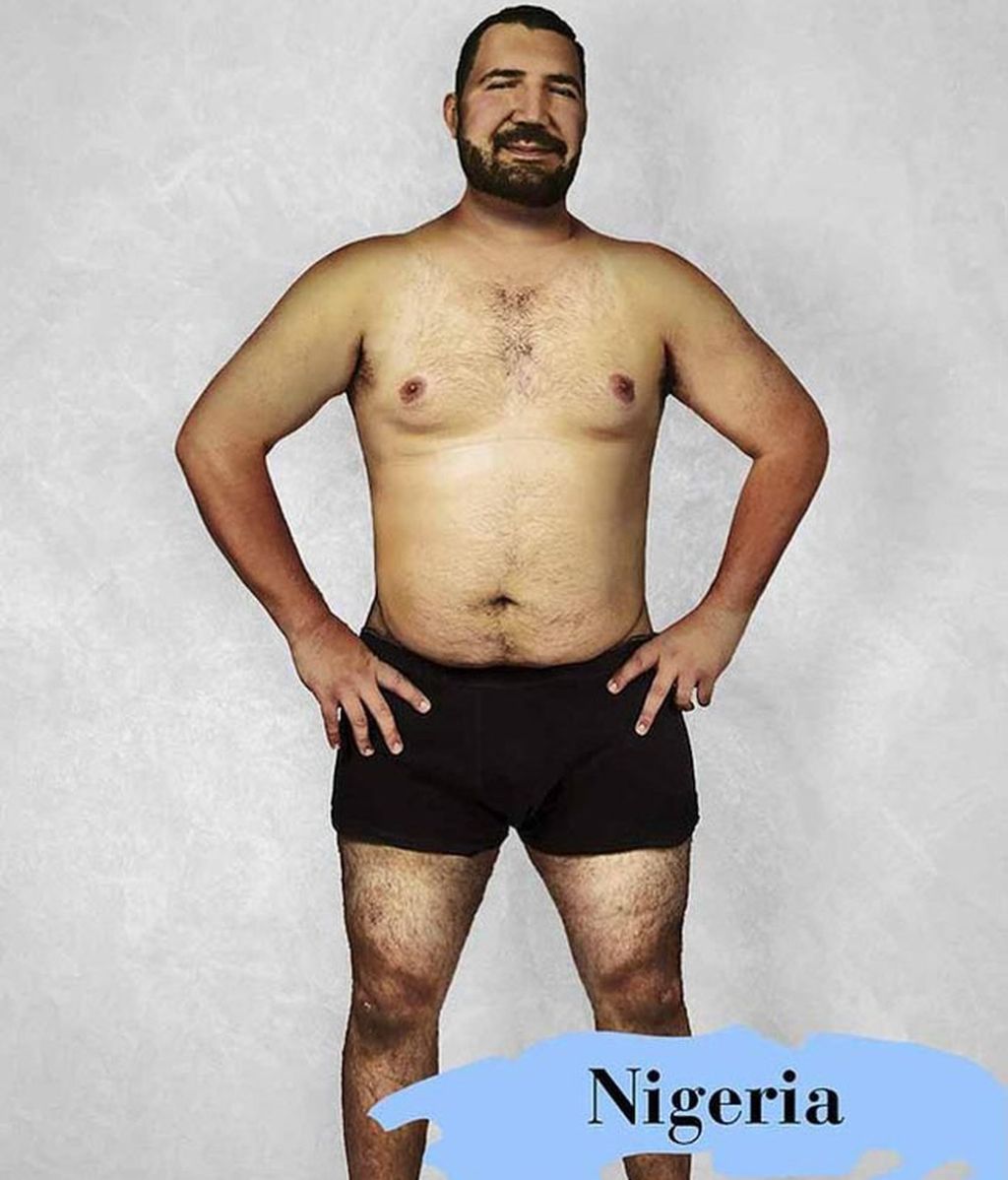 Así sería el hombre "perfecto" en cada país