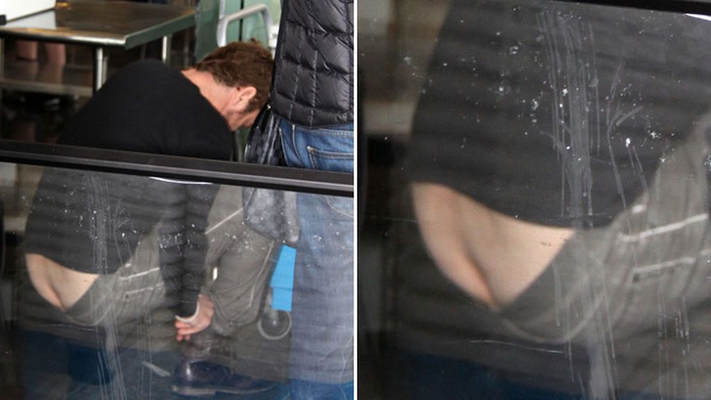 Gerard Butler, en el Aeropuerto Washington Reagan National en Washington D.C.