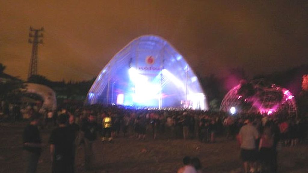 Cae la noche en el Bilbao BBK Live 2010