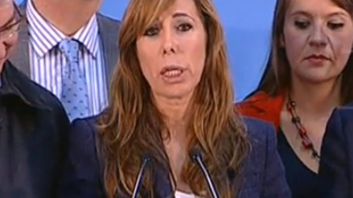 Alicia Sánchez Camacho comparece tras finalizar el escrutinio