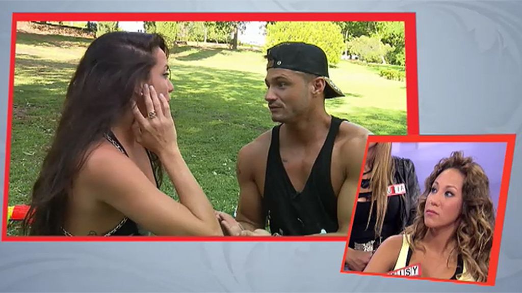 Samira, a Ángel: "Todavía no te puede como mi novio"