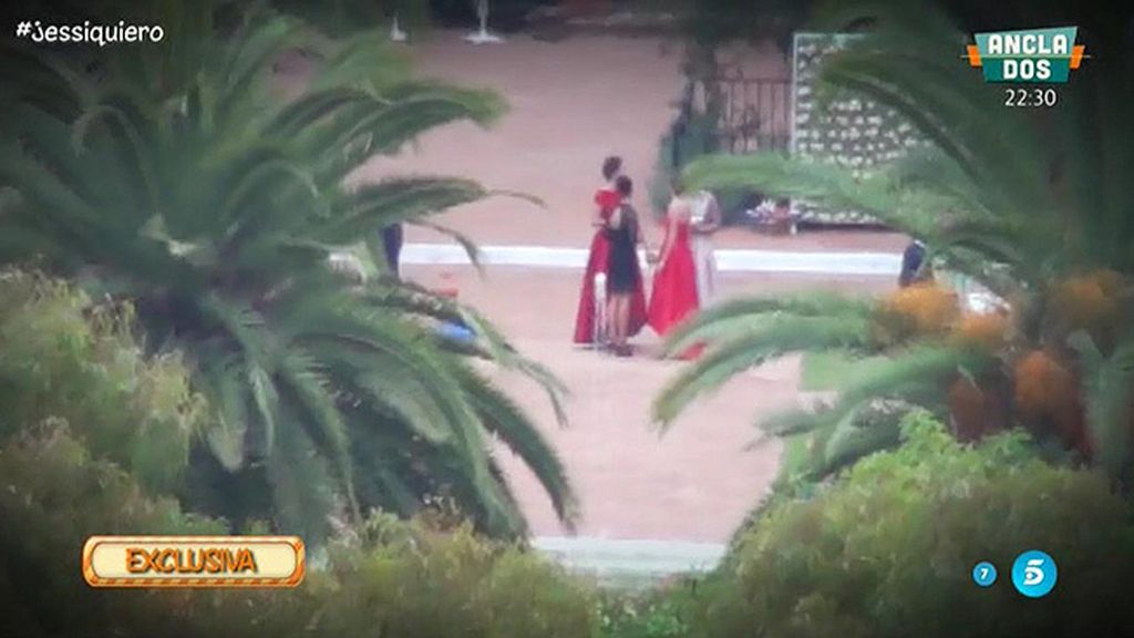 La modelo y el futbolista celebraban el enlace en una finca en Marbella
