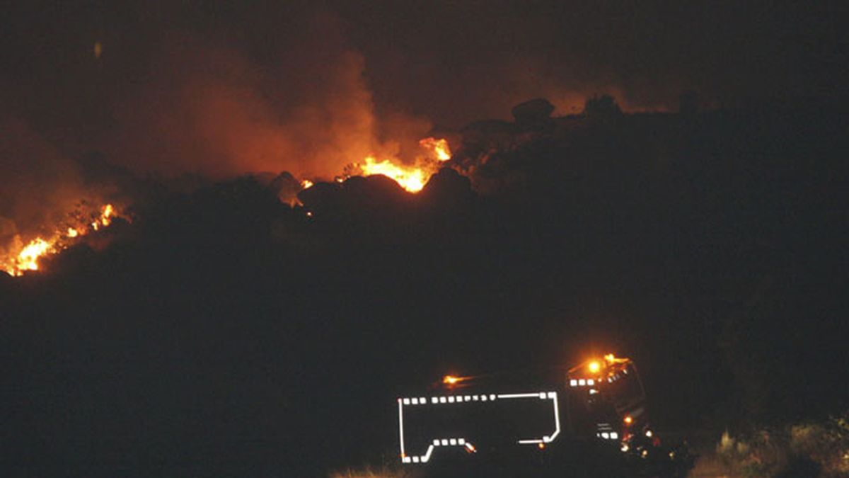 Incendio en Puerto Seguro, Salamanca