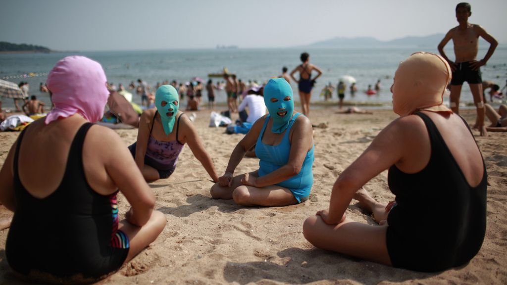 La última moda en China para protegerse del Sol