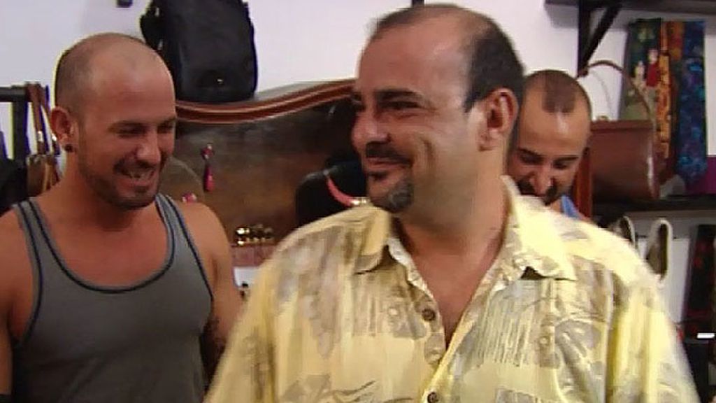 Pedriño, sus chicos y un improvisado desfile de modelos