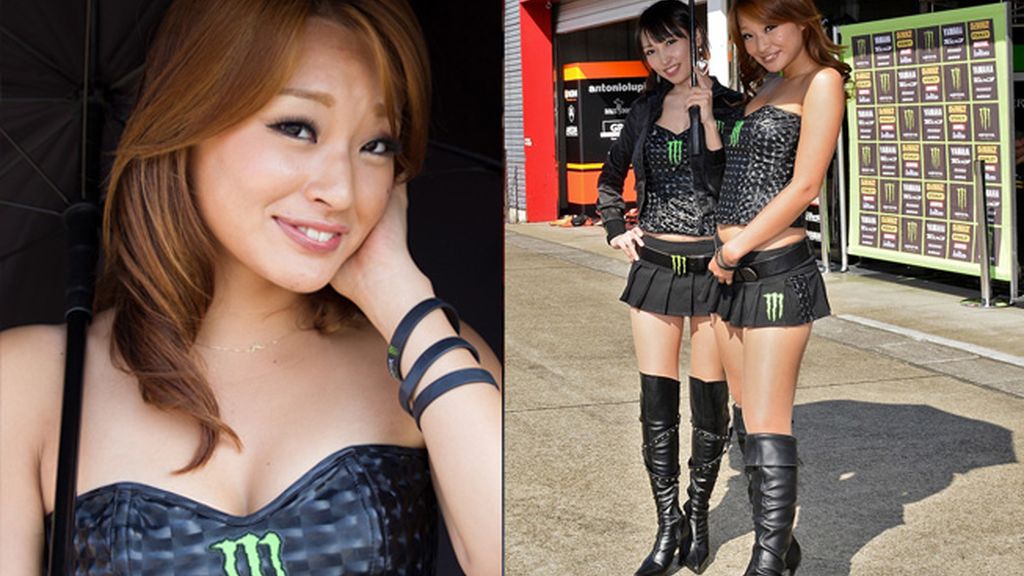 Las chicas del 'paddock' del GP de Japón