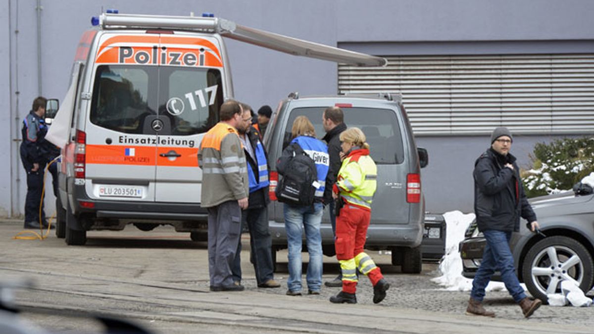 Tres muertos en un tiroteo en una fábrica en Suiza