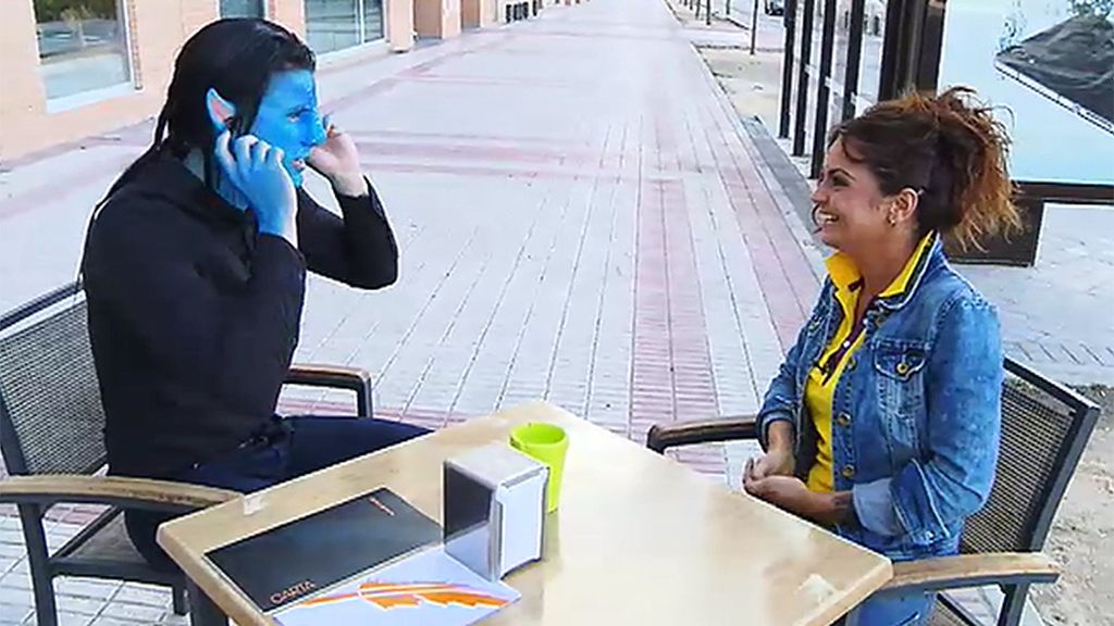 María no parar de reír con su pretendiente Avatar