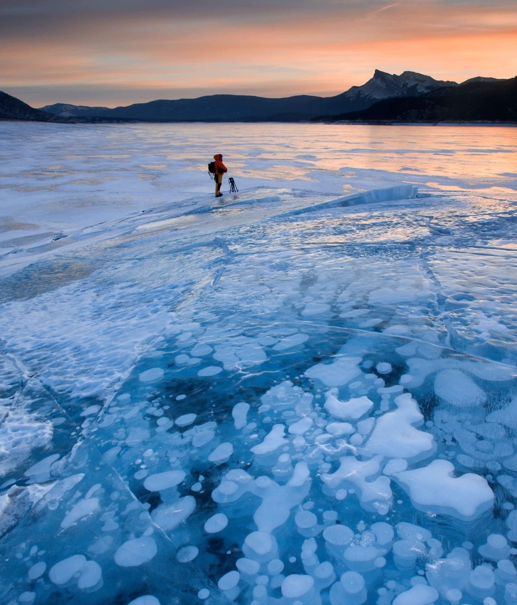 La belleza peligrosa del metano congelado
