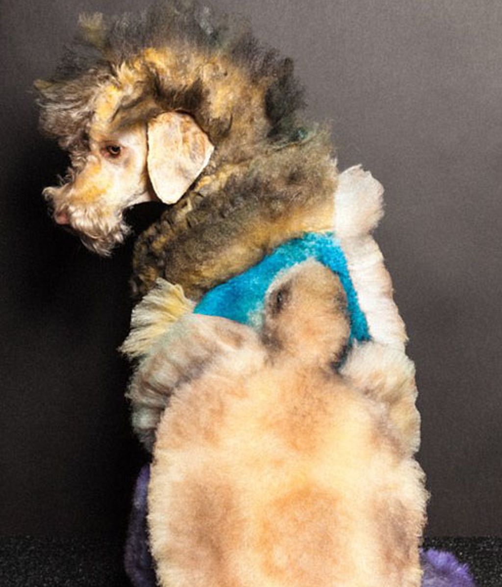 Creatividad desatada: Perros con transformaciones extremas