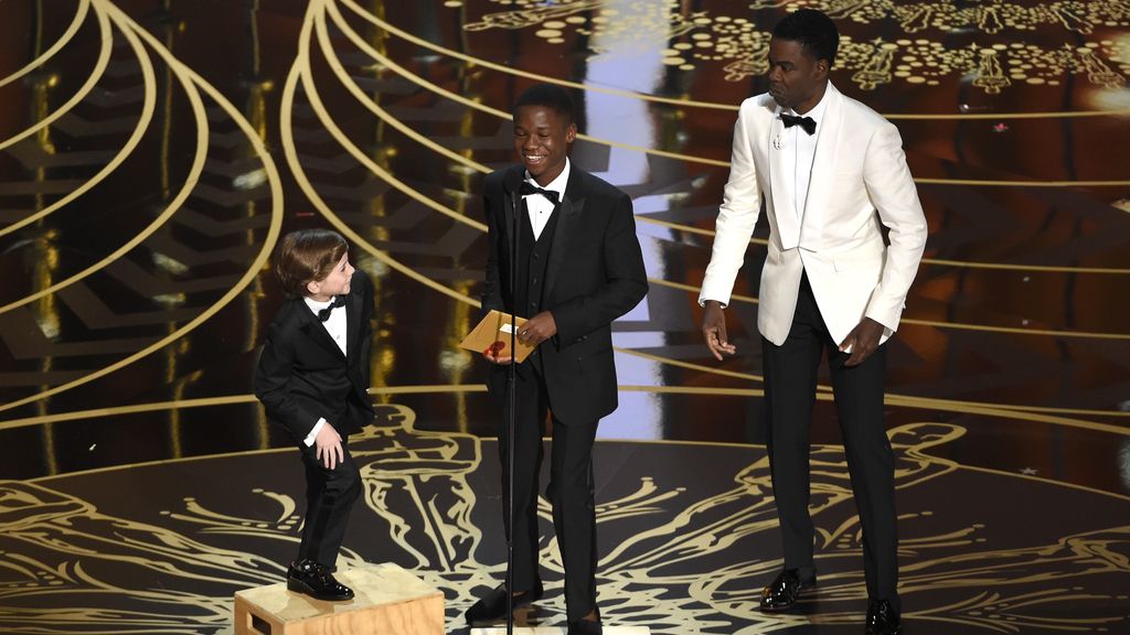 Chris Rock y el escenario improvisado para Jacob Tremblay y Abraham Attah