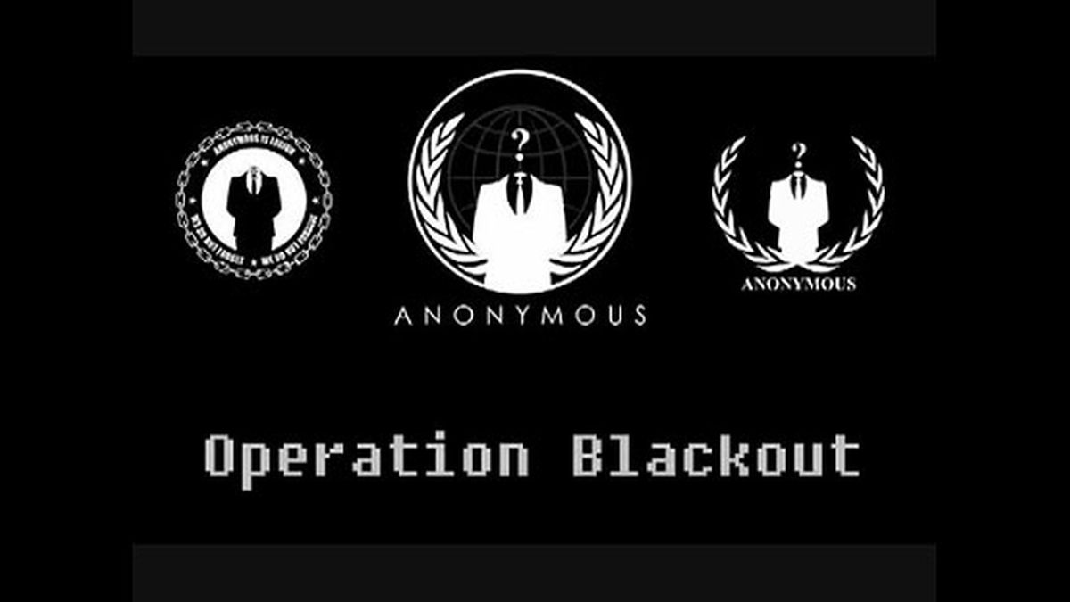 Anonymous, apagón Anonymous CISPA, apagón páginas web, internet CISPA, censura internet