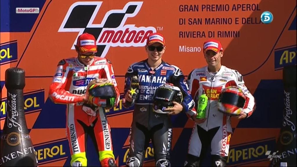 Los tres guerreros de Misano: Lorenzo, Rossi y Barberá