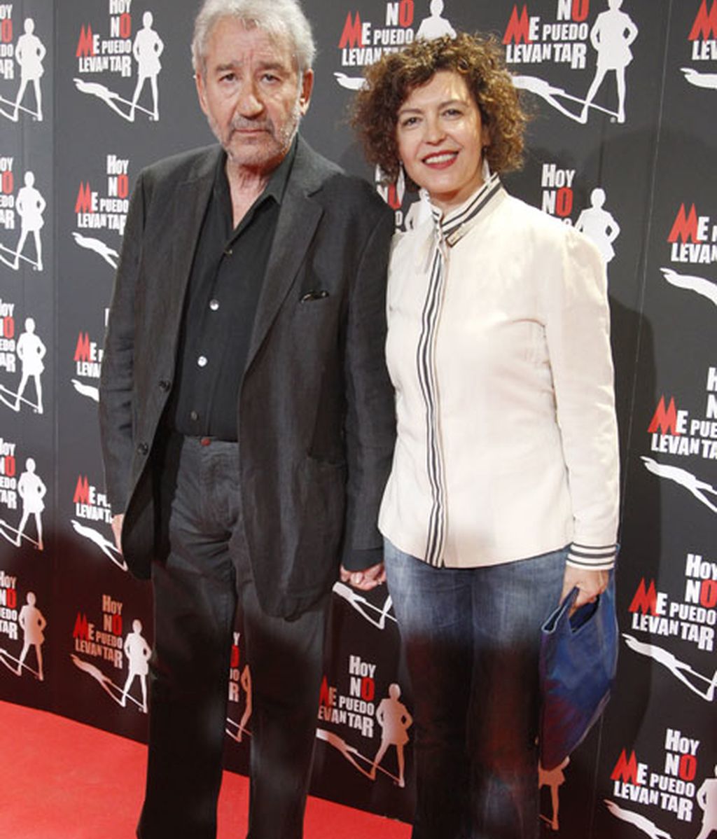 El actor José Sacristán junto a Amparo Pascual