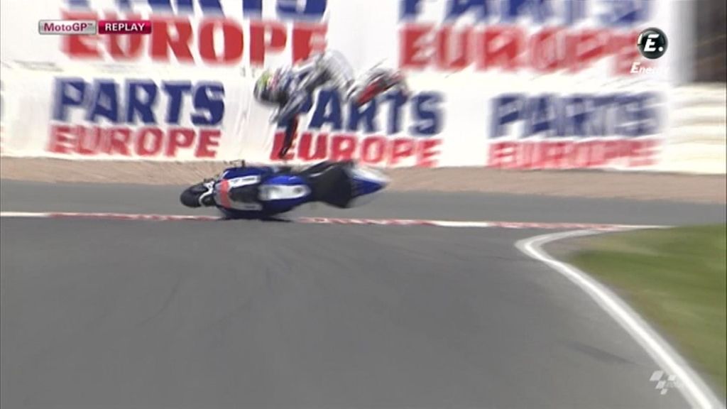 Caída en los Libres 2 de Sachsenring