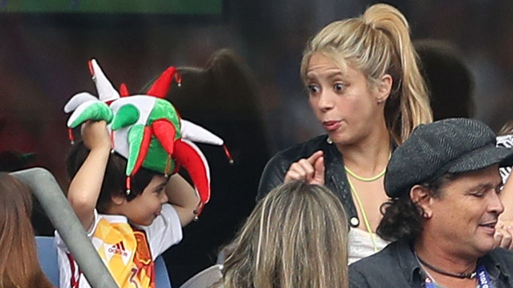Shakira ejerció de madraza con Milan y Sasha