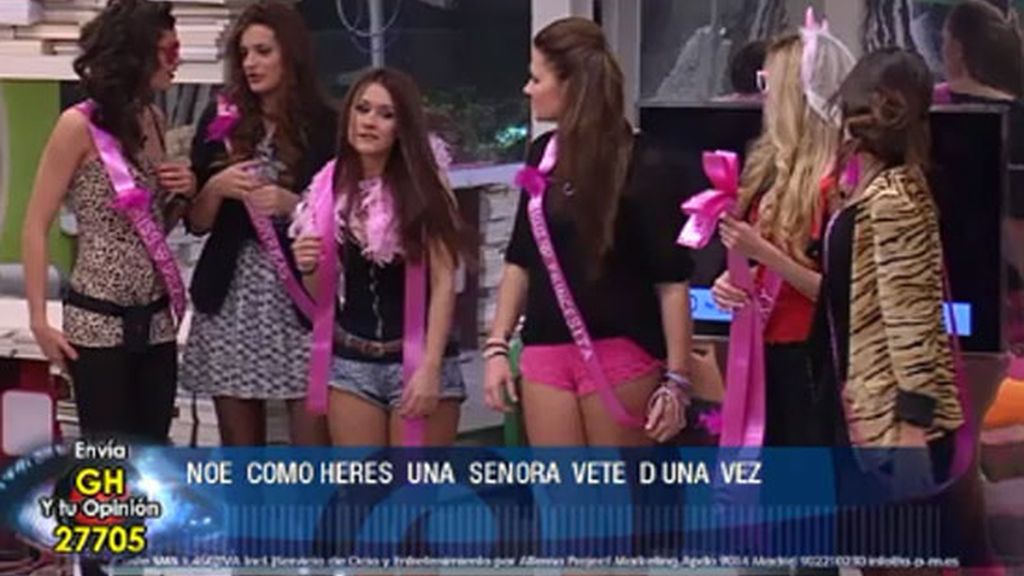 Miriam, desatada en su despedida de soltera