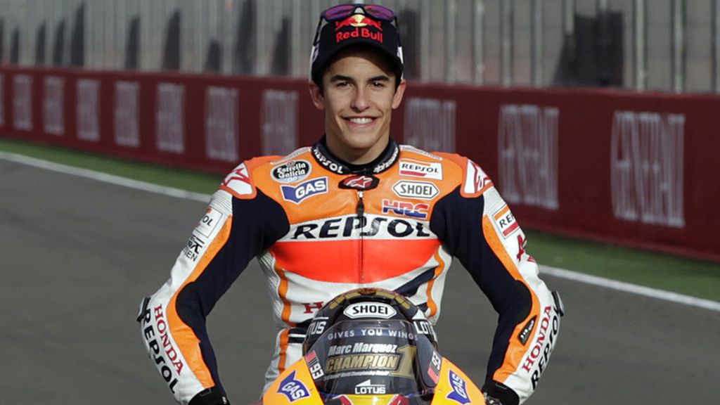 La sonrisa del nuevo campeón de MotoGP