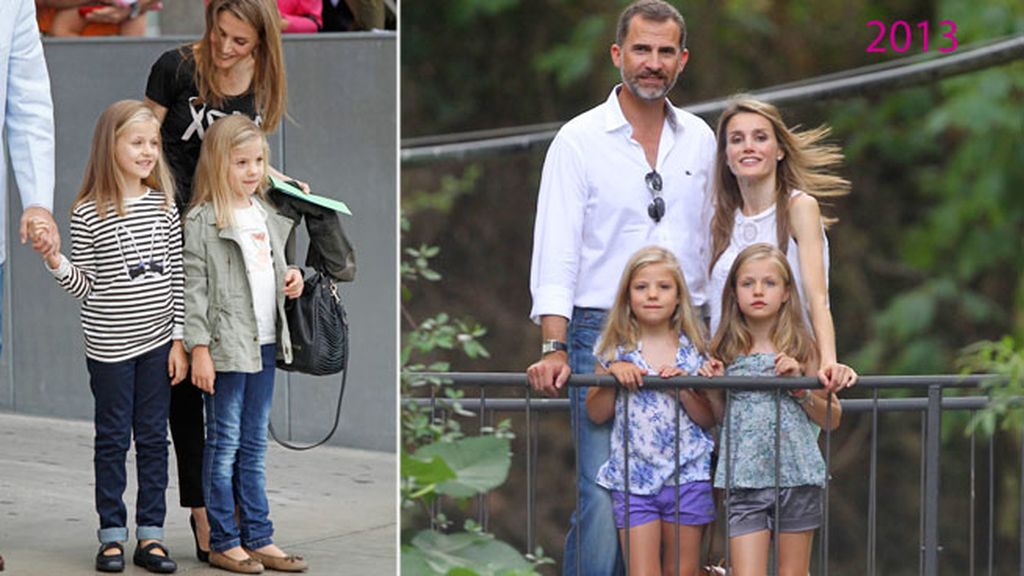 2013: Leonor va teniendo su propio carácter (y look)