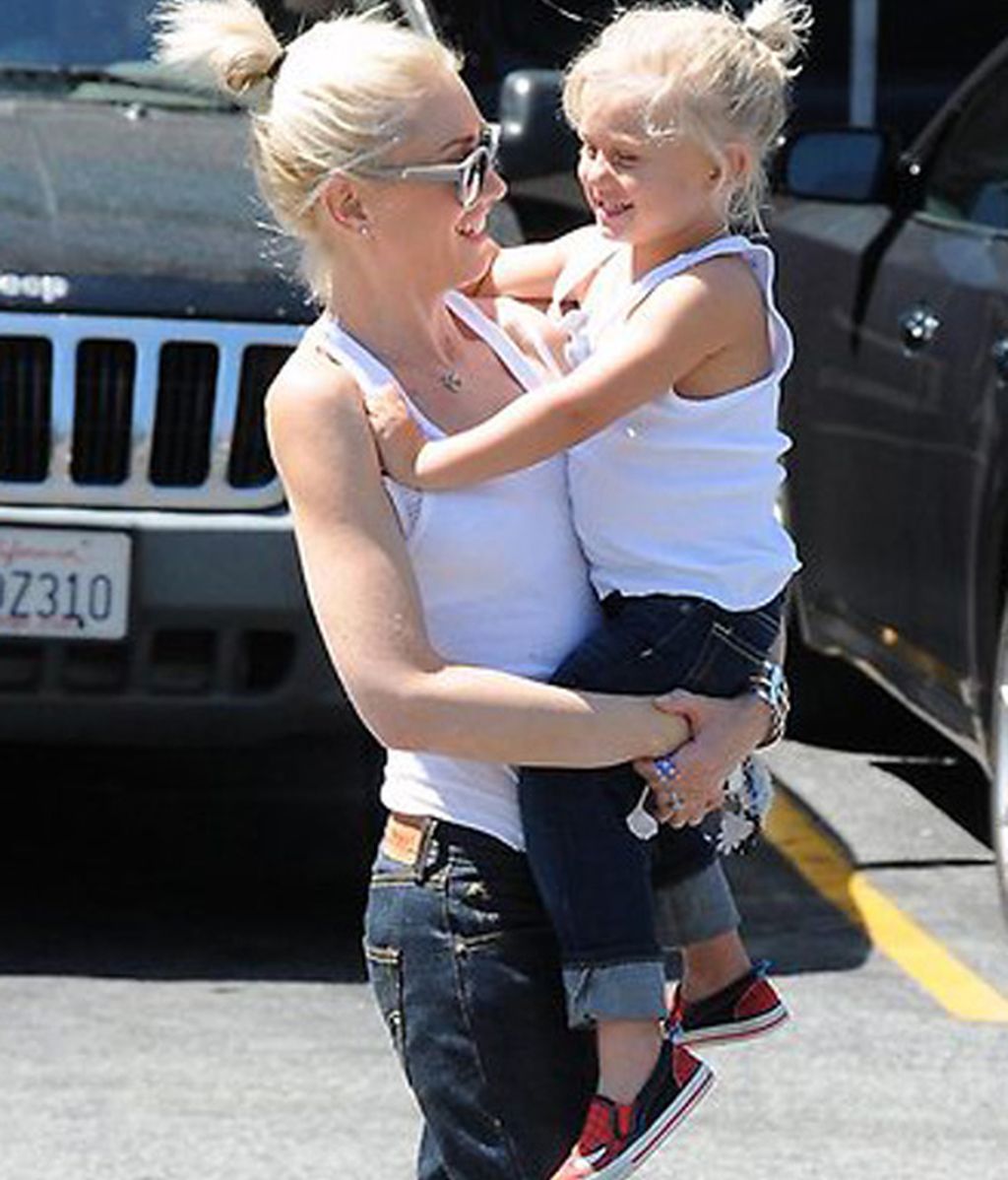 La cantante Gwen Stefani y su hijo Zuma