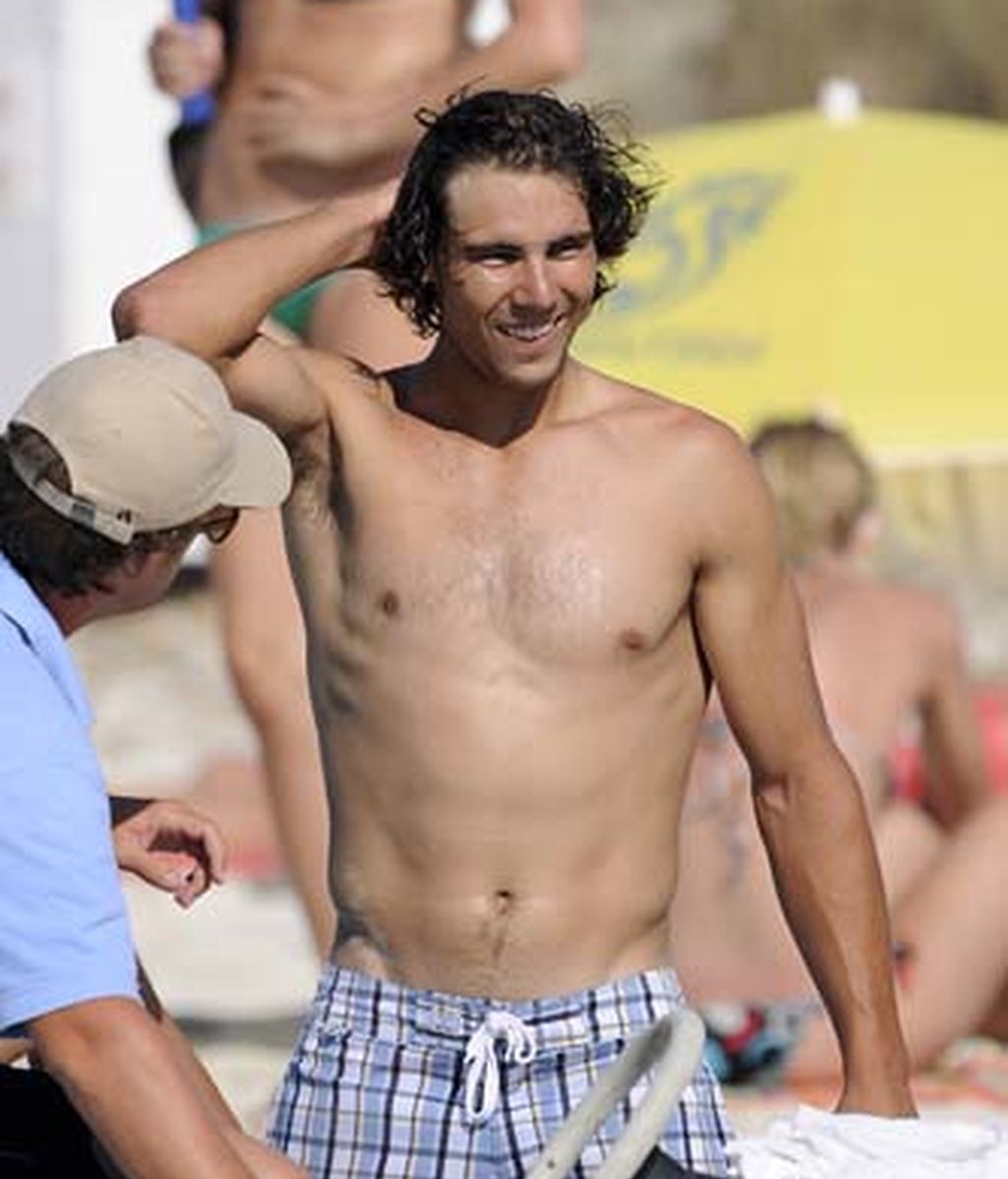 Rafa Nadal, el rey del balón de playa