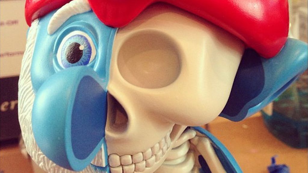 Así sería el interior de Papá Pitufo si fuese de carne y hueso