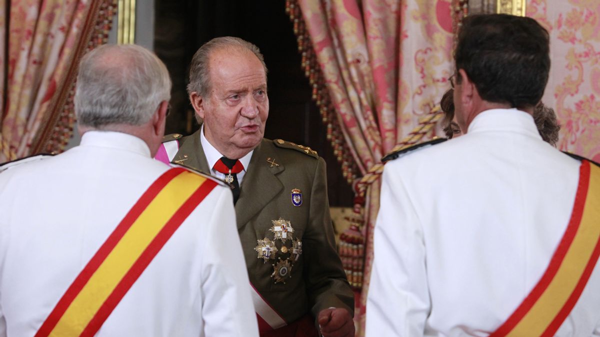 El Rey se despide de las Fuerzas Armadas con una recepción en el Palacio Real