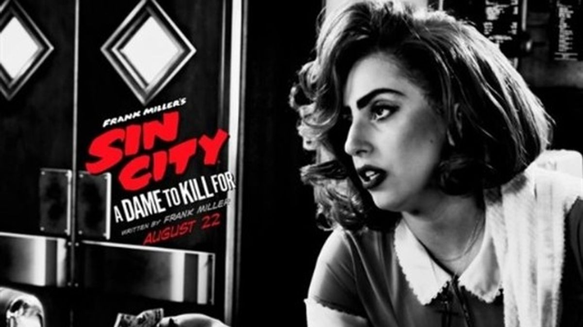 Lady Gaga protagoniza el nuevo póster de la película 'Sin City 2'