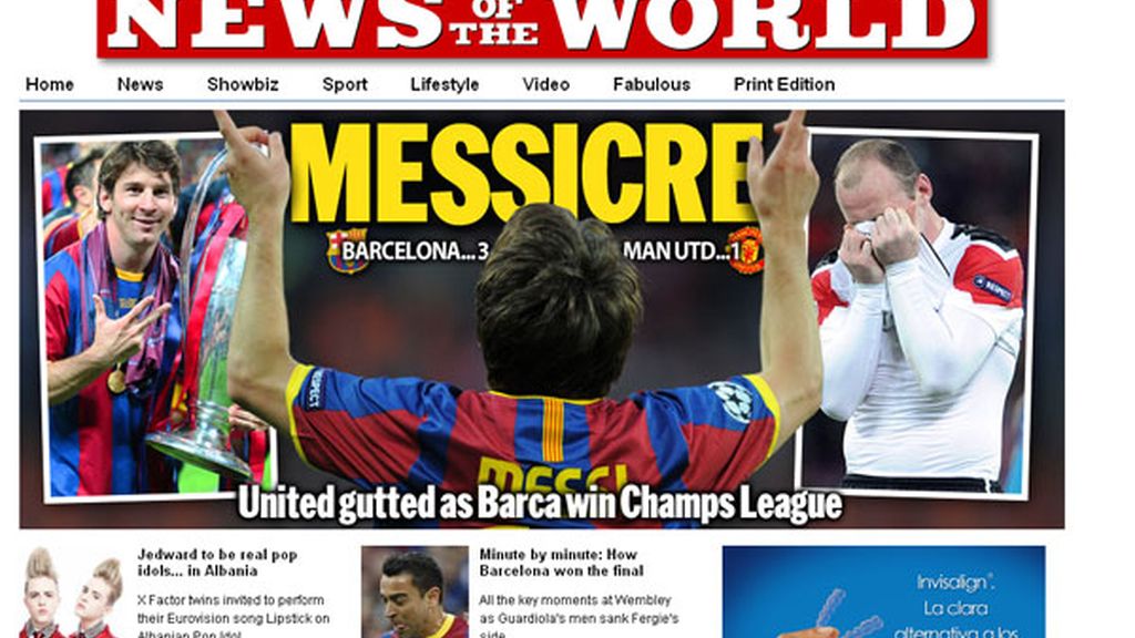 The news of the world: "Messiah"
