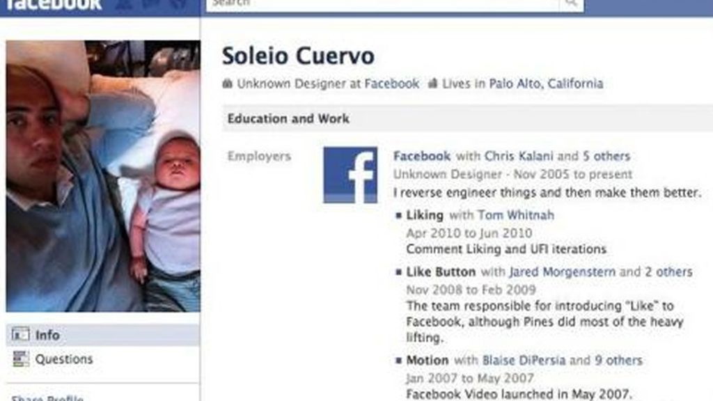 Soleio Cuervo: Fue estudiante de Harvard y amigo de varios de los fundadores