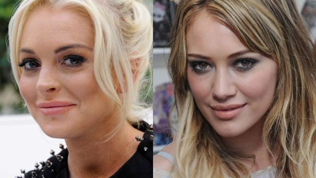 Lindsay Lohan y Hillary Duff