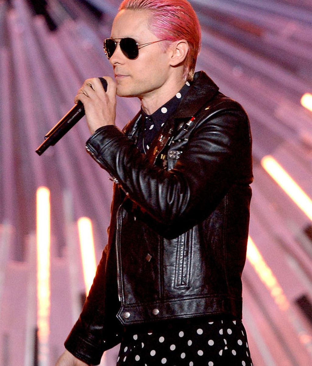 Jared Letto deja el pelo 'verde Joker' y se pasa al rosa