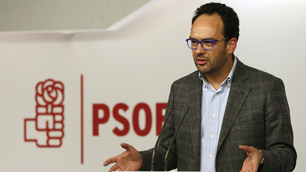 Antonio Hernando, portavoz del grupo parlamentario socialista en el Congreso de los Diputados