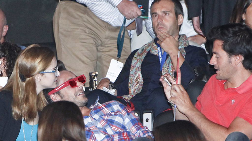 Avalancha de famosos en el concierto de Alejandro Sanz