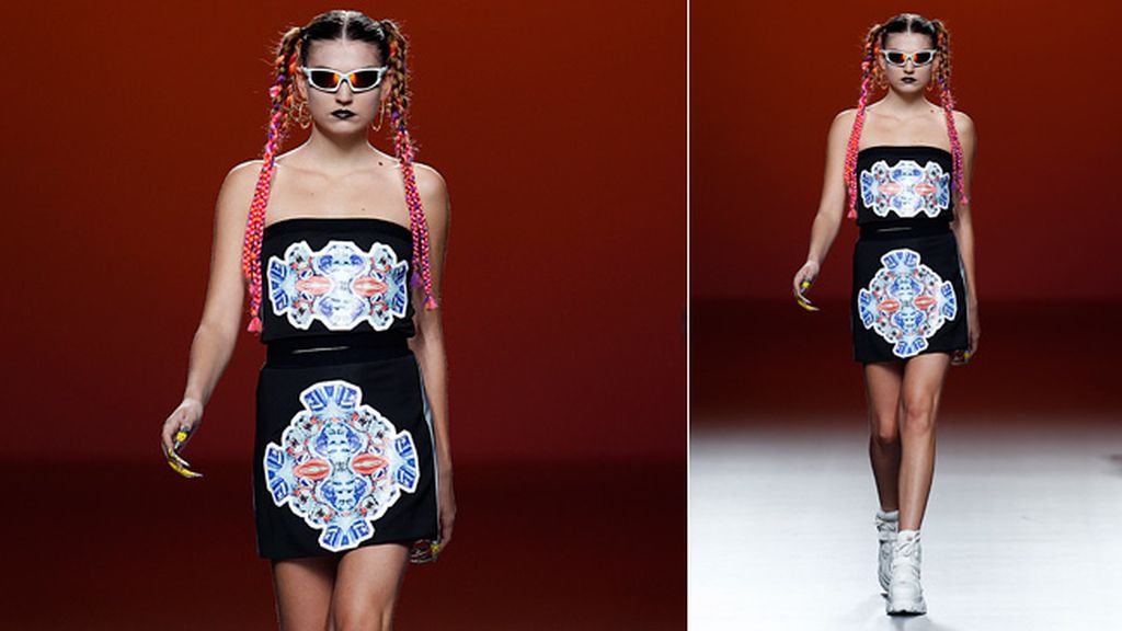 La diseñadora se rinde al 'look tokiota'