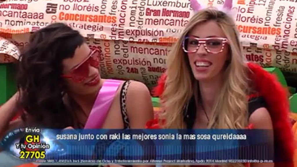 Miriam, desatada en su despedida de soltera