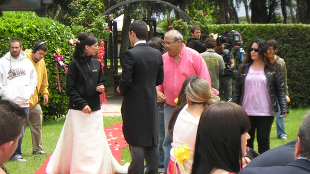 La boda detrás de las cámaras