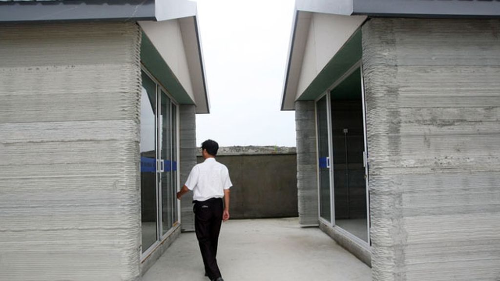 Una empresa china construye casas con un impresora 3D