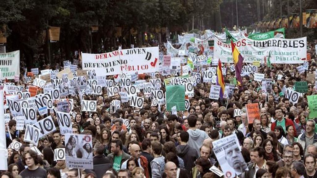 El sindicato de estudiantes convoca tres jornadas de huelga general