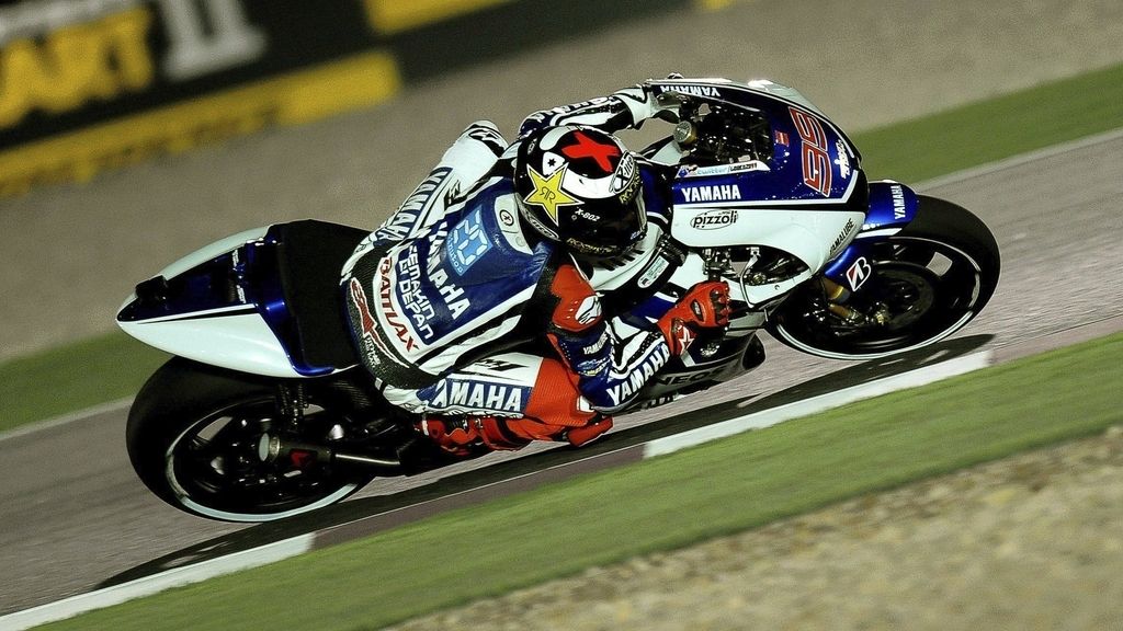 Jorge Lorenzo en el circuito de Losail