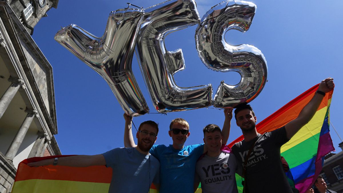 El 'SÍ' triunfa en el referéndum sobre el matrimonio homosexual en Irlanda