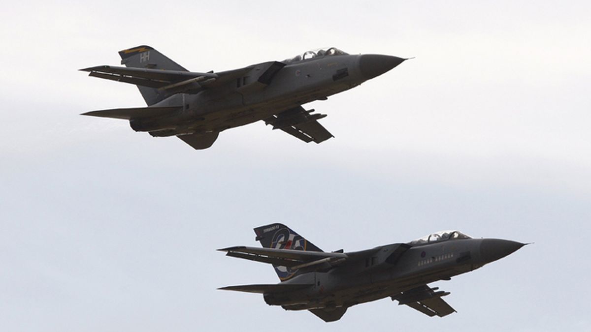 Aviones de combate Tornado de la RAF