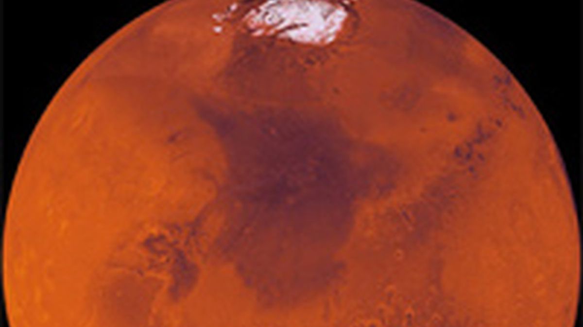 Imagen de Marte. Foto: Archivo.