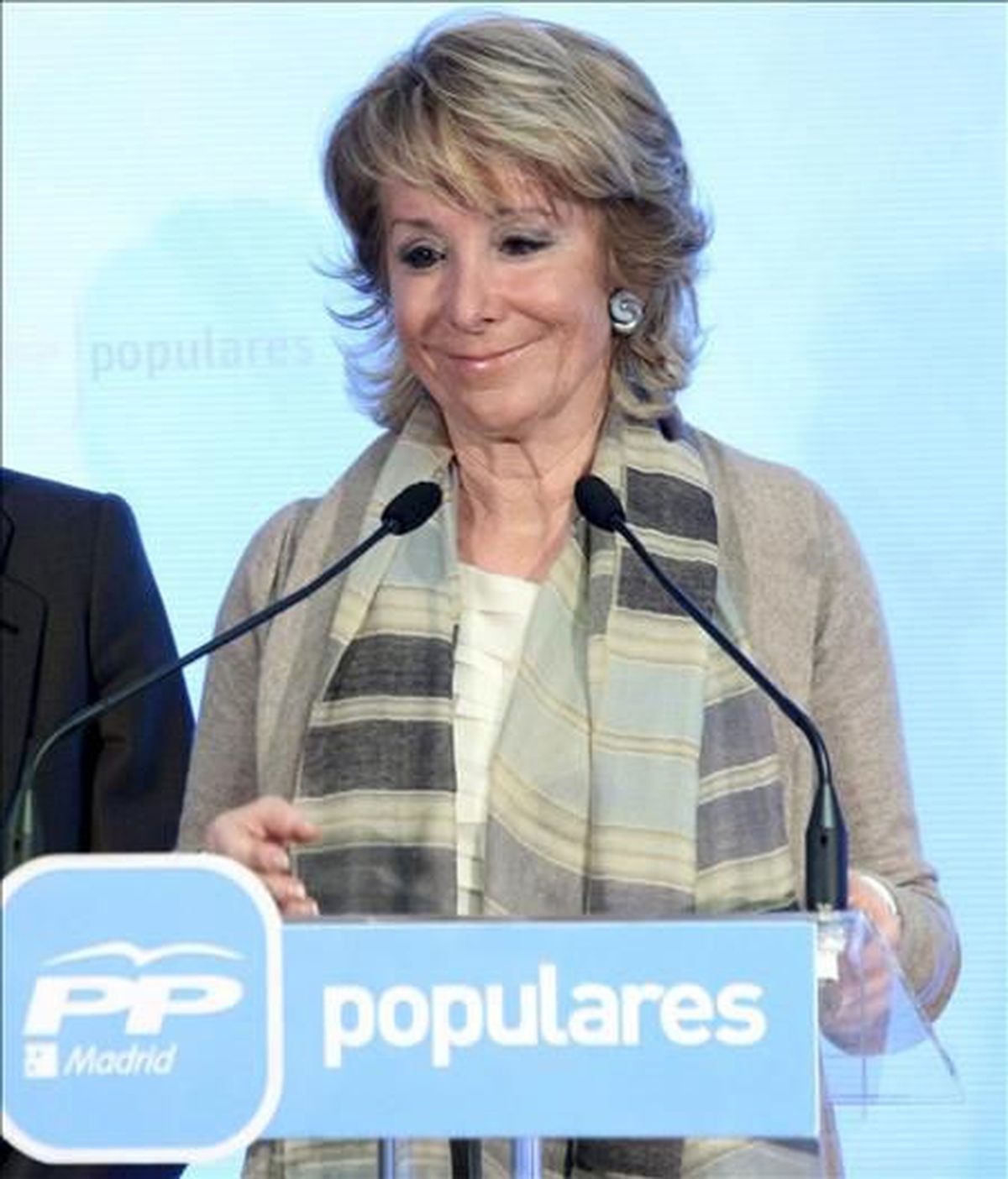 Imagen de archivo de la presidenta de la Comunidad de Madrid, Esperanza Aguirre