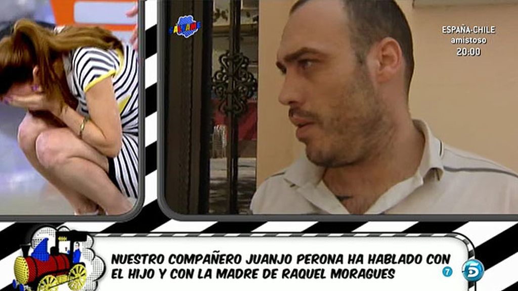 Raquel Moragues abandona corriendo el plató tras escuchar a su hijo