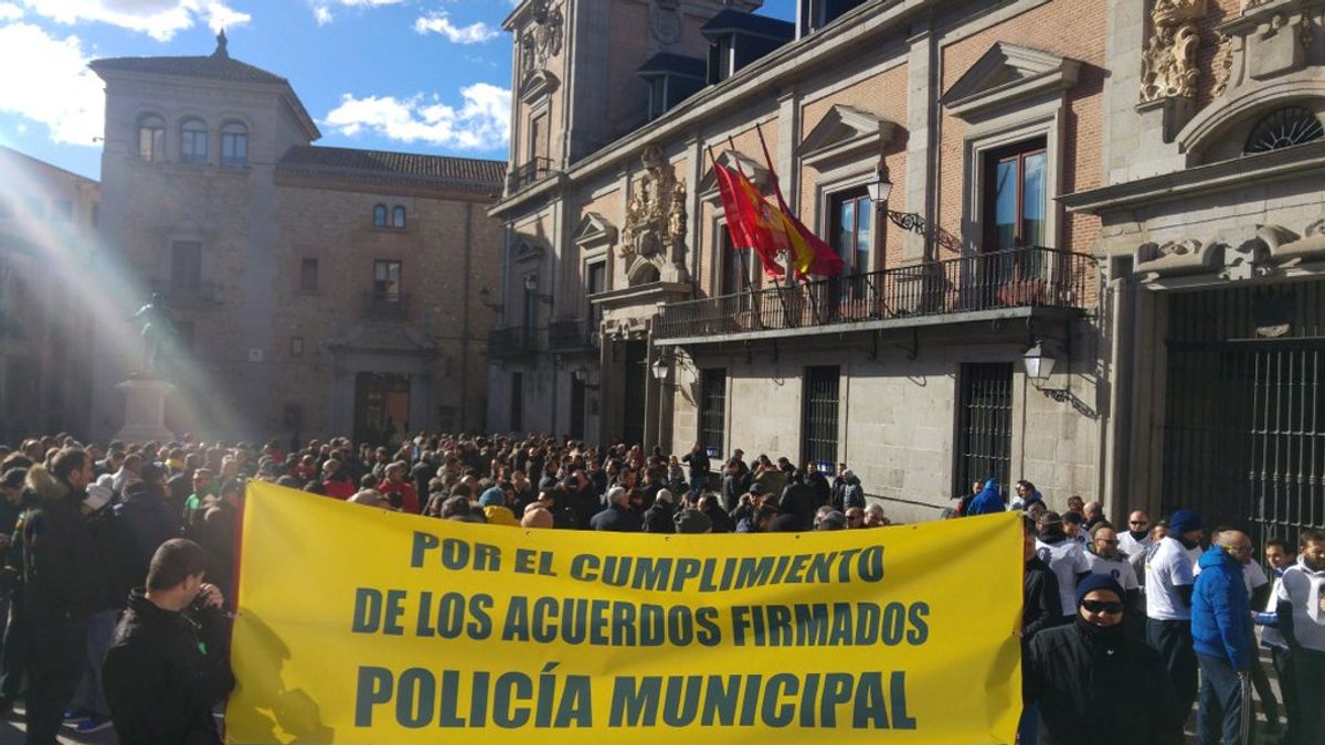Manifestación de la Policía Municipal de Madrid