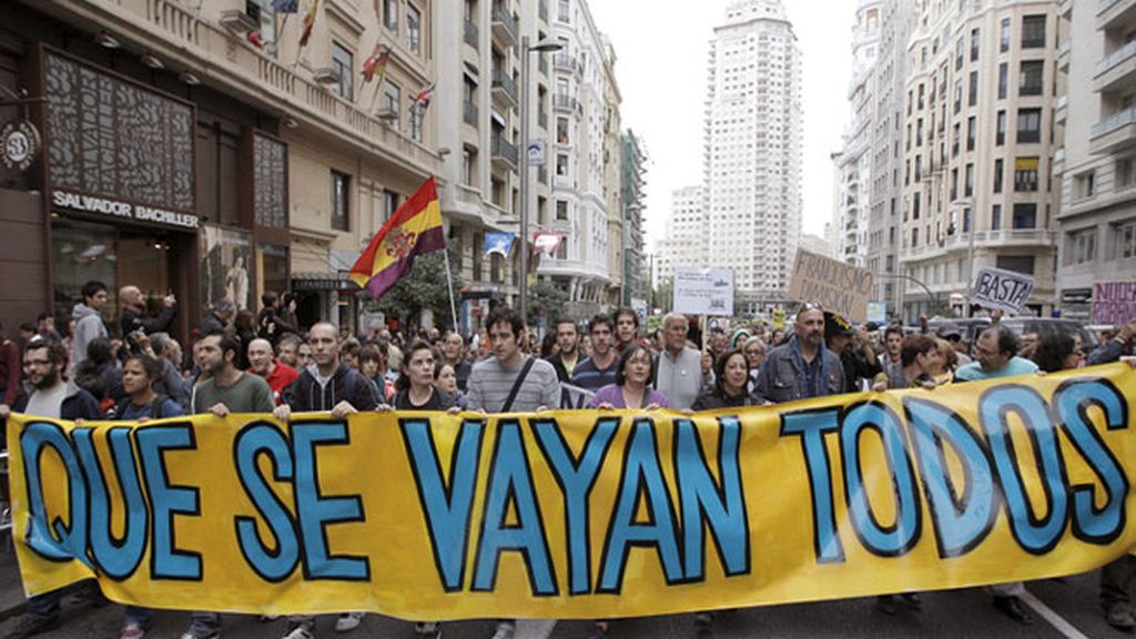 Cargas policiales en los alrededores del Congreso