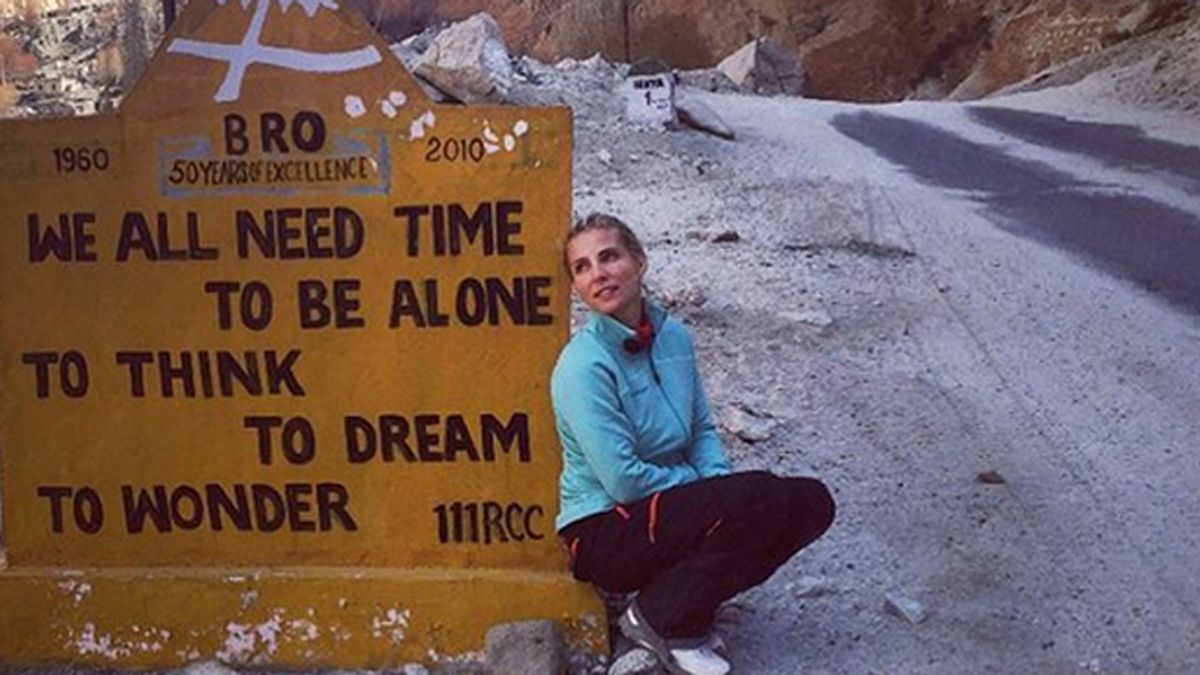 Elsa Pataky sigue disfrutando de su aventura por el Himalaya